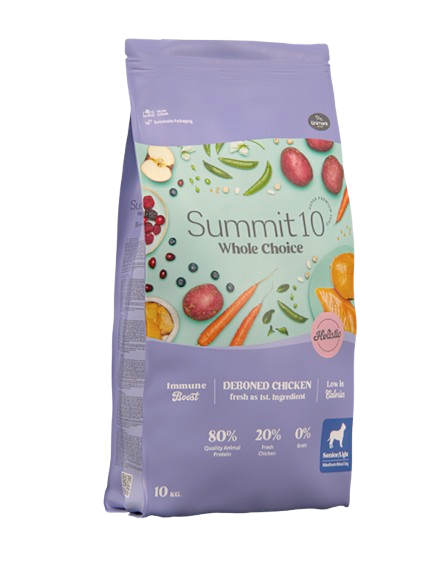 SUMMIT 10 WHOLE CHOICE ADULT DOG SENIOR-LIGHT - 2KG