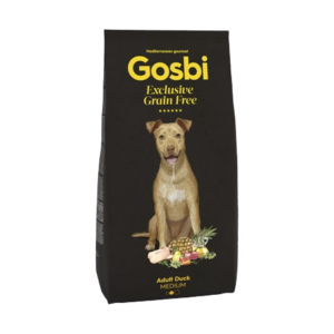 GOSBI EXCLUSIVE GRAIN FREE ADULT DUCK MEDIUM 12KG