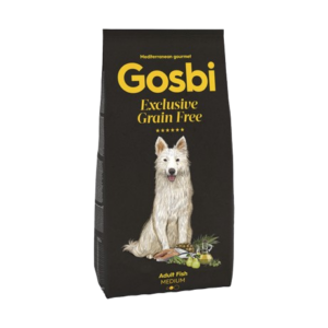 GOSBI EXCLUSIVE GRAIN FREE ADULT FISH MEDIUM 12KG