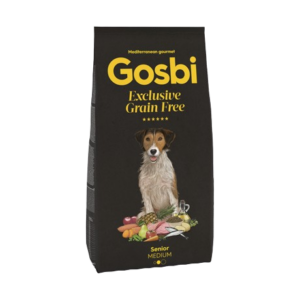 GOSBI EXCLUSIVE GRAIN FREE SENIOR MEDIUM 12KG