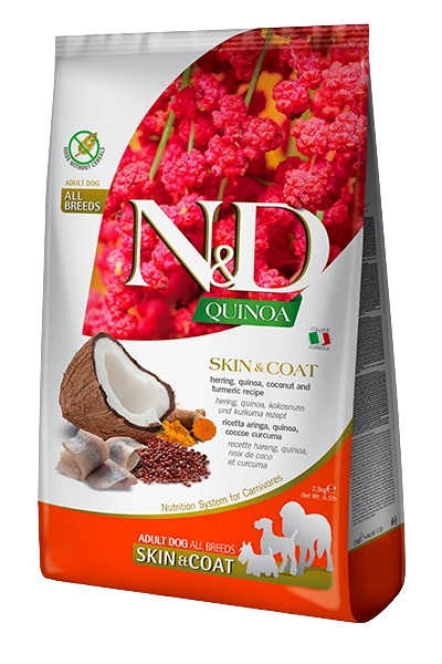 ND QUINOA CANINE ADULT SKIN PEIXE 10KG