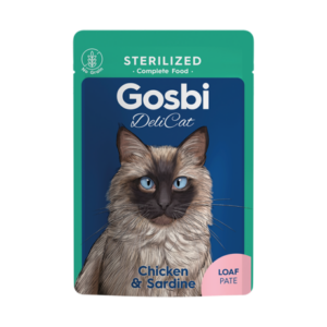 GOSBI DELICAT STERILIZED CHICKEN&SARDINE LOAF 70g