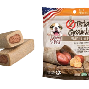 LOVING PETS -  GRAINLESS MEATY CHEW BONES BEEF & SWEET POTATO 60oz