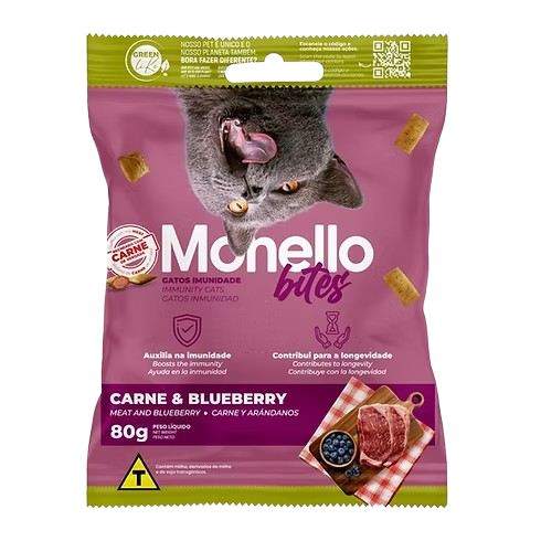 MONELLO BITES GATOS – INMUNIDAD 80gr