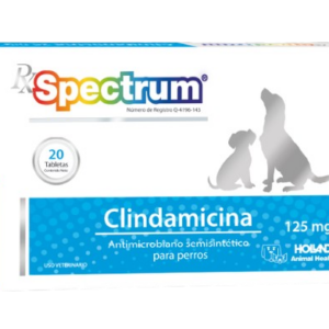 Clindamicina 125mg 20 tabletas - Spectrum