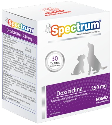 Doxiciclina 250 mg 30 Tabletas - Spectrum