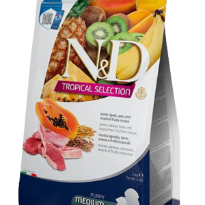 ND TROPICAL SELECTION CORDERO PUPPY MEDIUM & MAXI 12KG