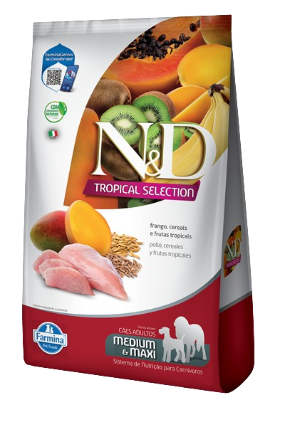 ND TROPICAL SELECTION FRANGO MEDIUM & MAXI 2.5KG