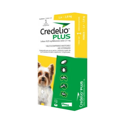 Credelio Plus 1.4-2.8kg / unidad