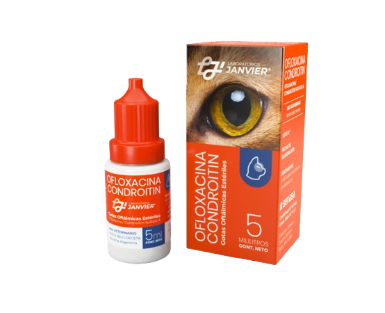OFLOXACINA-CONDROITIN - Antibiótico 5ml