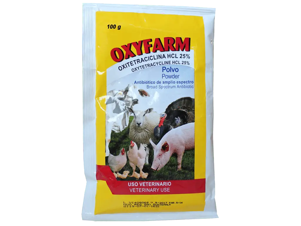 OXYFARM POLVO - Antibiótico Sobre de 100g
