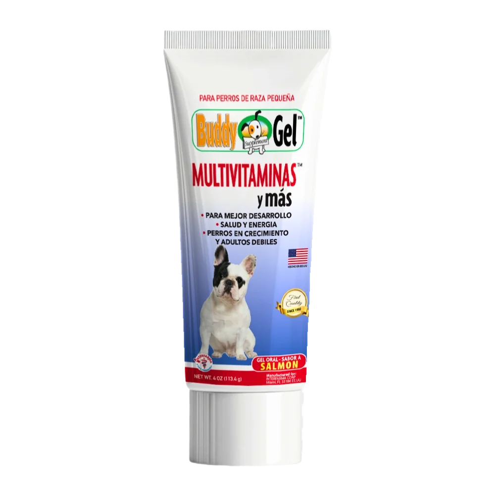 Multivitaminas y más Perros Buddy Gel - 4 oz
