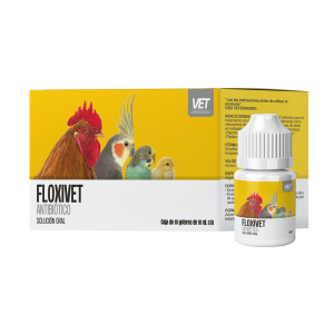 Floxivet Gotero Antibiótico Susp. Oral Gotero de 10 mL