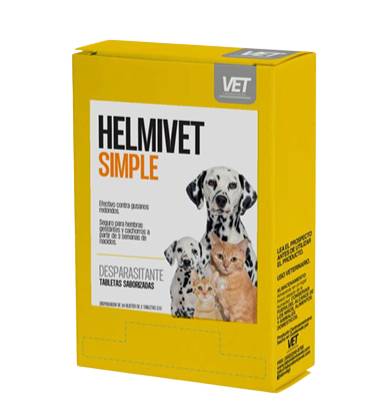 Helmivet Simple Tableta Blister 2 Paletas