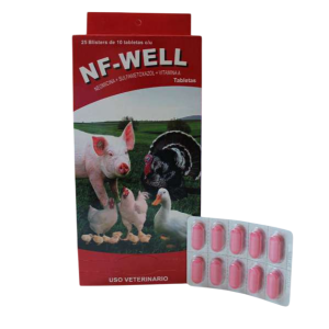 NF-WELL Antidiarreico, antibacteriano para aves y porcinos (lechones)