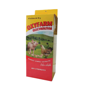 OXYFARM ELECTROLITOS Antibiótico con vitaminas y electrolitos