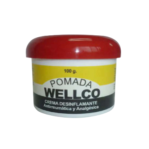 POMADA WELLCO Desinflamante, analgésico, antirreumático 100g